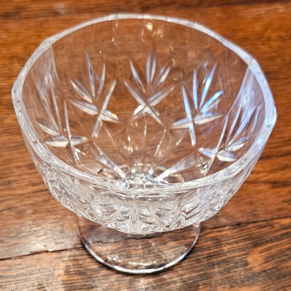 Crystal Stem Footed Dessert Dish